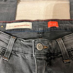 Pilcro Charcoal Denim Trousers